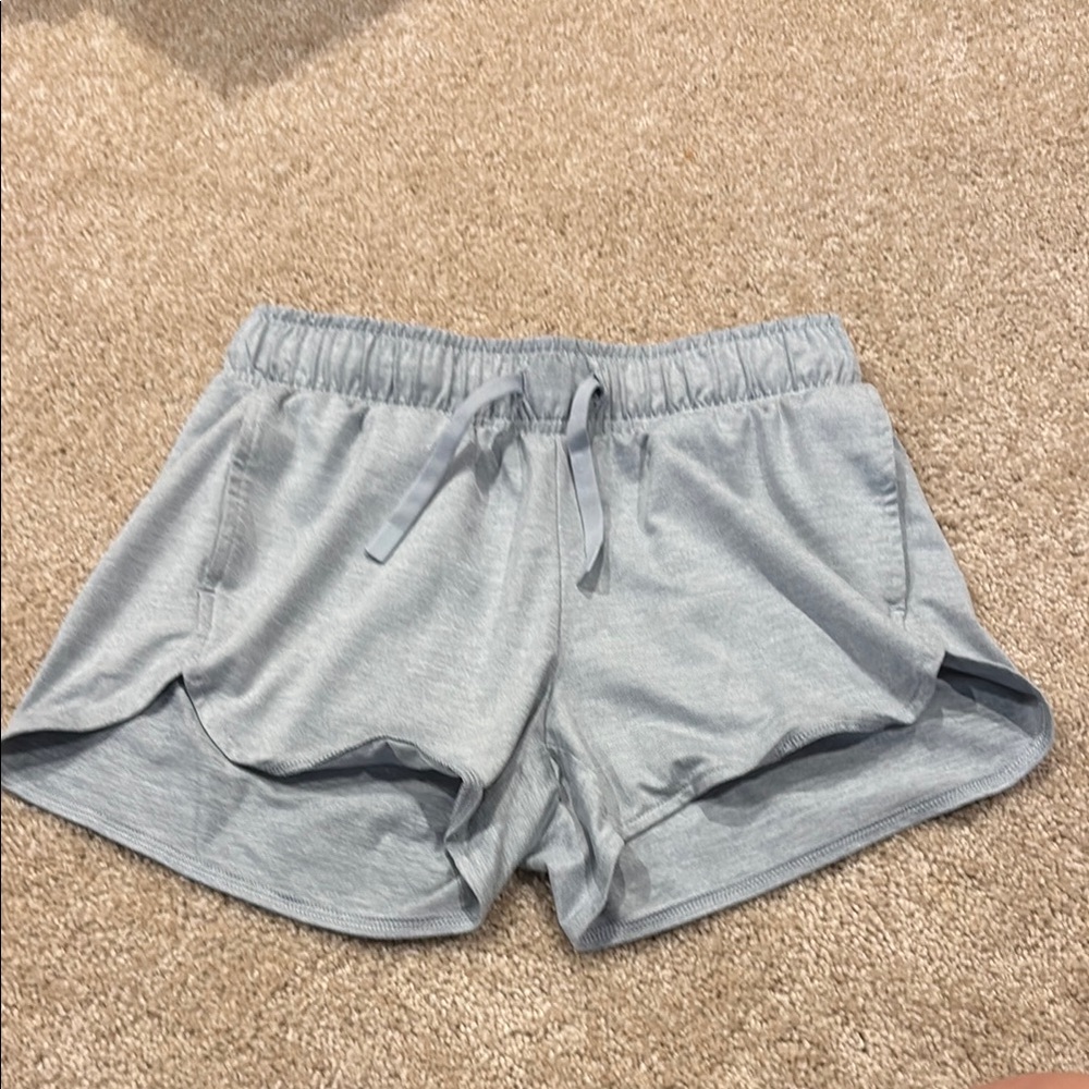 All in Motion Gray Athletic Shorts Lightweight Elastic Waist